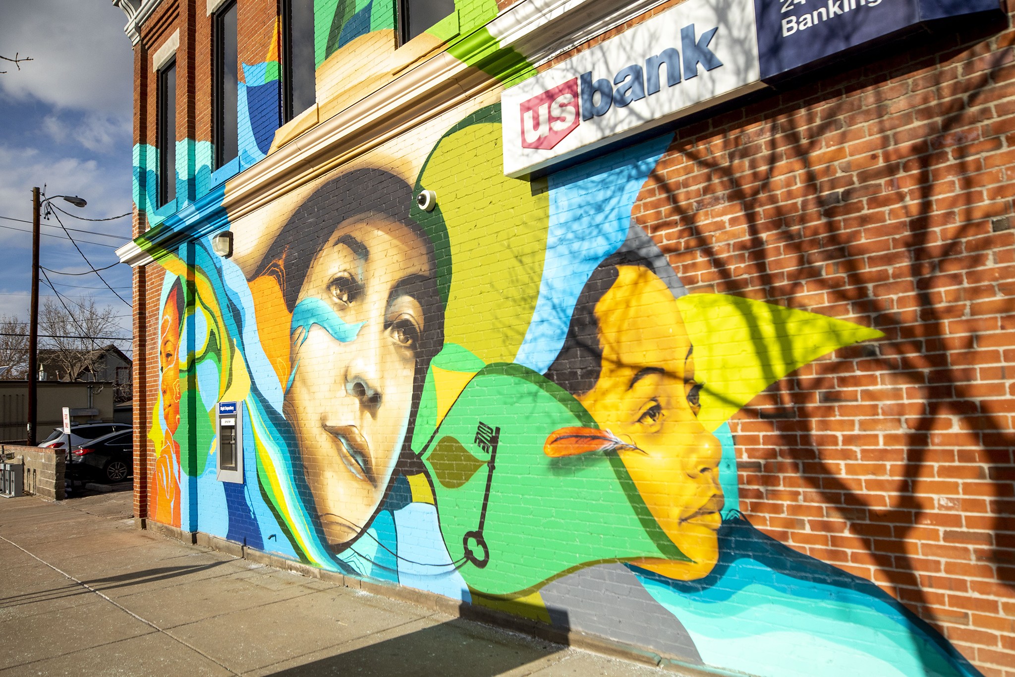Photo of new mural on 27th Street dedicated to Dr. Justina Ford